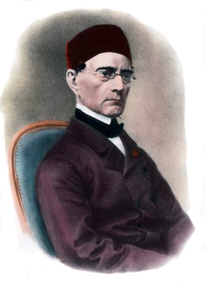 Porträt von Gabriel Lame (1795-1870) Mathematiker. Gravur des 19. Jahrhunderts von Unknown artist