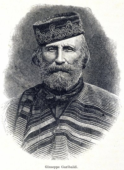 Porträt von Garibaldi (1807 - 1882) von Unknown artist