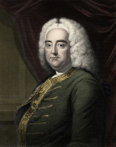 Porträt von Georg Friedrich Händel von Unknown artist