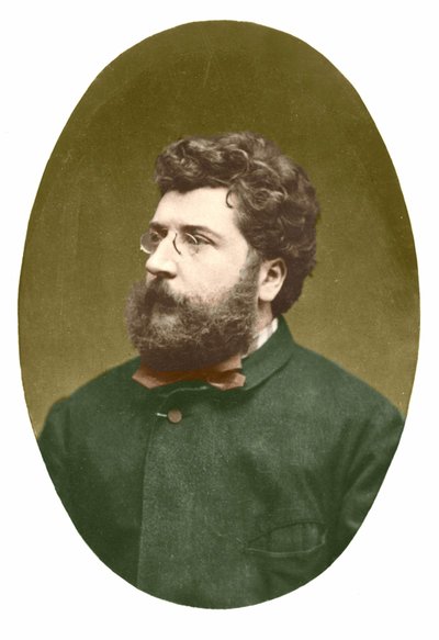 Porträt von Georges Bizet (1838 - 1875). von Unknown artist