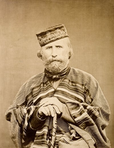 Porträt von Giuseppe Garibaldi (1807-1882) 1865 von Unknown artist