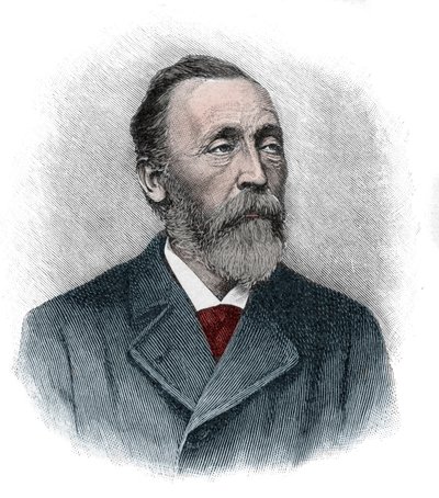 Porträt von Heinrich von Stephan (1831-1897) Generalpostdirektor des Deutschen Reiches, der den deutschen Postdienst reorganisierte von Unknown artist