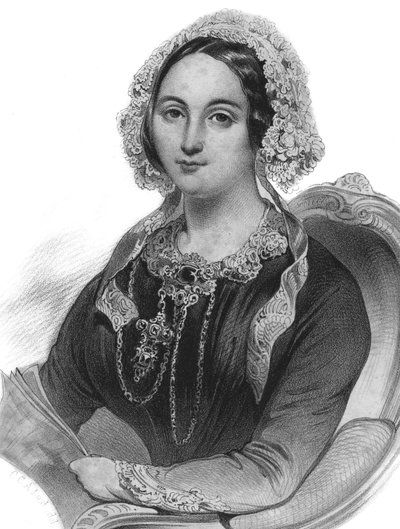 Porträt von Henriette Sontag, Gräfin Rossi, deutsche Opernsängerin (1806-1854). von Unknown artist