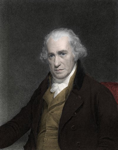 Porträt von James Watt (1736-1819), schottischer Erfinder und Mechaniker von Unknown artist