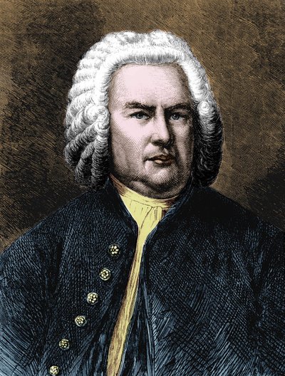 Porträt von Johann Sebastian Bach von Unknown artist