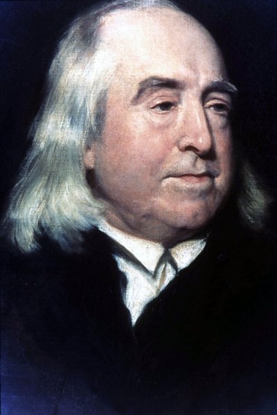 Porträt von Jeremy Bentham (1748-1832), britischer Philosoph und Jurist von Unknown artist