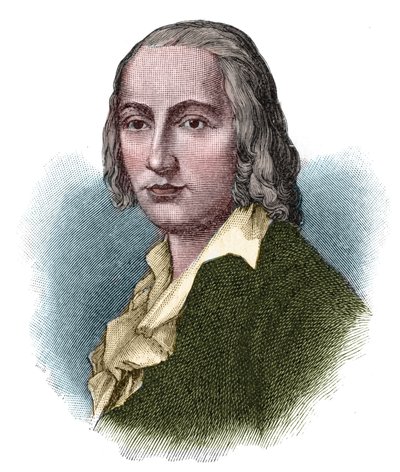 Porträt von Johann Christian Friedrich Hölderlin (1770-1843), deutscher Dichter und romantischer Denker. von Unknown artist