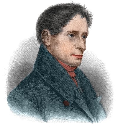 Porträt von Joseph Karl Benedikt von Eichendorff (1788-1857), deutscher Dichter und Romanautor. von Unknown artist