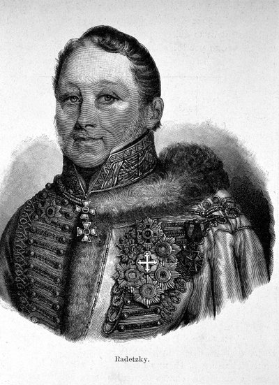 Porträt von Joseph Radetzky, Graf von Radetz (1766 - 1858), österreichischer Feldmarschall von Unknown artist