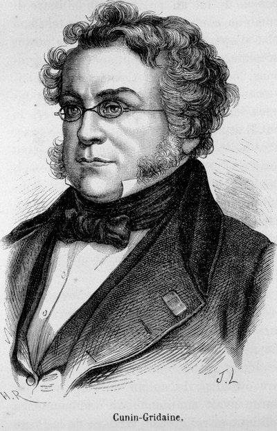 Porträt von Laurent Cunin-Gridaine von Unknown artist
