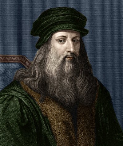 Porträt von Leonardo da Vinci (1452-1519), italienischer Maler. von Unknown artist