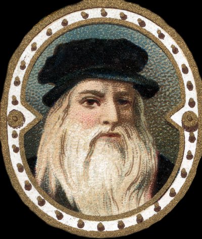 Porträt von Leonardo da Vinci (1452 - 1519) von Unknown artist