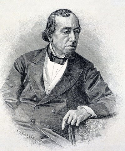 Porträt von Lord Beaconsfield, Benjamin Disraeli von Unknown artist