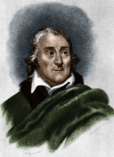 Porträt von Lorenzo da Ponte (1749-1838) Librettist und italienischer Schriftsteller jüdischer Herkunft. von Unknown artist