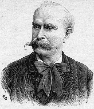 Porträt von Louis Etienne Ernest Reyer, französischer Komponist (1823 bis 1909). von Unknown artist