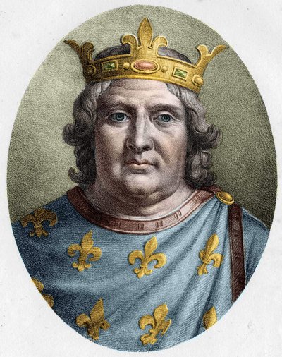 Porträt von Ludwig VI. der Dicke (1081 - 1137), König von Frankreich. von Unknown artist