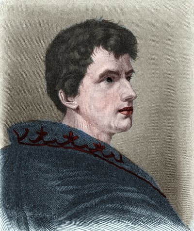 Porträt von Ludwig Joachim von Arnim genannt Achim von Arnim (1781-1831), deutscher Romanautor, Kolumnist, Dramatiker und romantischer Dichter von Unknown artist