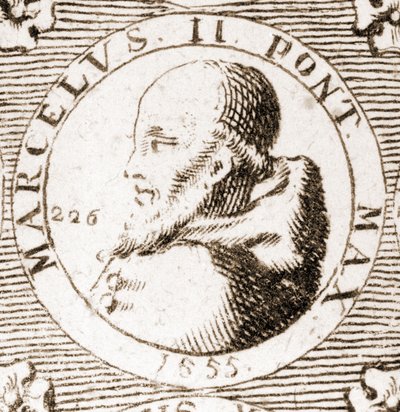 Porträt von Marcel II (1501 - 1555) von Unknown artist