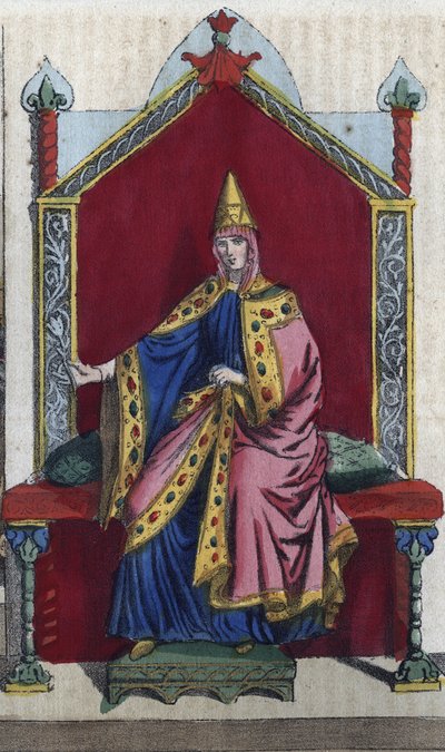 Porträt von Mathilde von Toskana, auch bekannt als Mathilde von Canossa von Unknown artist