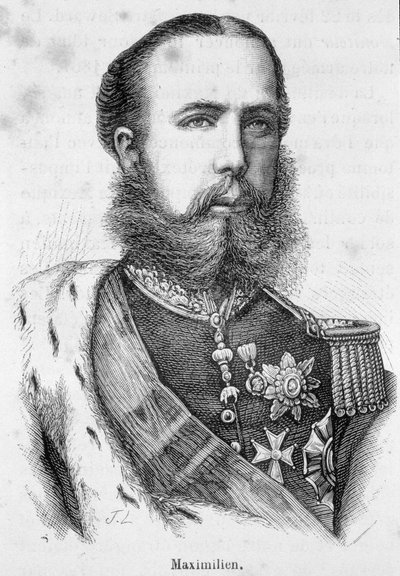 Porträt von Maximilian I. von Mexiko oder Ferdinand Maximilian Joseph, Prinz von Österreich, Königlicher Prinz von Ungarn und Böhmen (1832- 1867) von Unknown artist