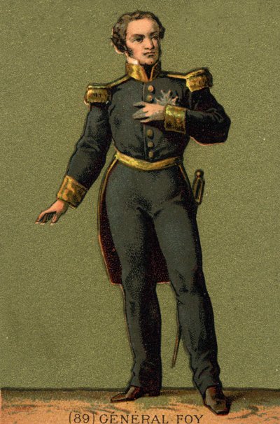 Porträt von Maximilien Sébastien Foy. Französischer General und Politiker (1775 bis 1825) von Unknown artist