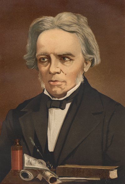Porträt von Michael Faraday, britischer Physiker und Chemiker von Unknown artist