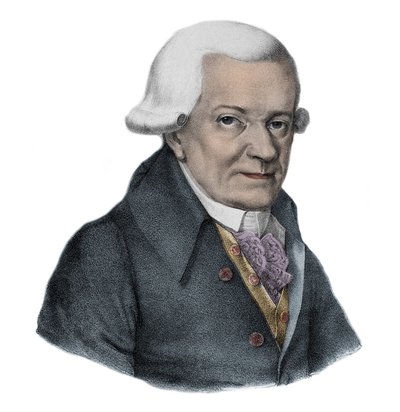 Porträt von Michael Haydn (1737-1806), Bruder von Franz Josef Haydn von Unknown artist