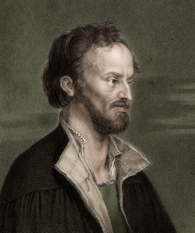 Porträt von Philipp Melanchthon (Philipp Melantone oder Melanchthon oder Schwartzerd) von Unknown artist