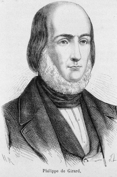 Porträt von Philippe de Girard, französischer Erfinder und Industrieller (1775 - 1845) von Unknown artist