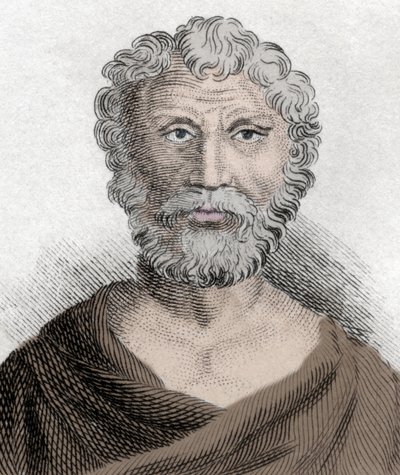 Porträt von Quintus Junius Rusticus (ca. 100-ca. 170), stoischer Philosoph (19. Jahrhundert) von Unknown artist