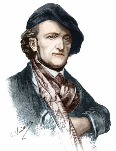 Porträt von Richard Wagner (1813-1883), deutscher Komponist und Dramatiker von Unknown artist