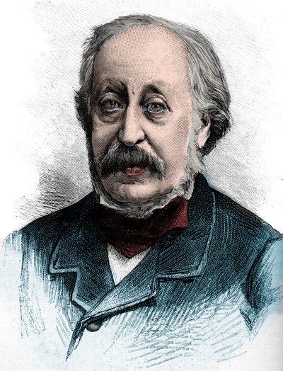 Porträt von Stephen Heller (1813-1888) ungarischer Pianist, Lehrer und Komponist - Gravur 1888 von Unknown artist