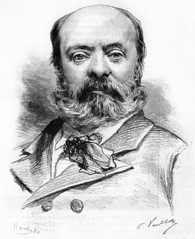 Porträt von Théodore Aubanel (1829-1886), französischer Dichter und Dramatiker von Unknown artist