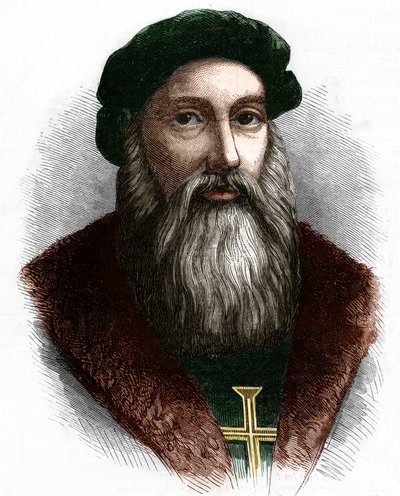 Porträt von Vasco da Gama (1469-1524), portugiesischer Navigator von Unknown artist