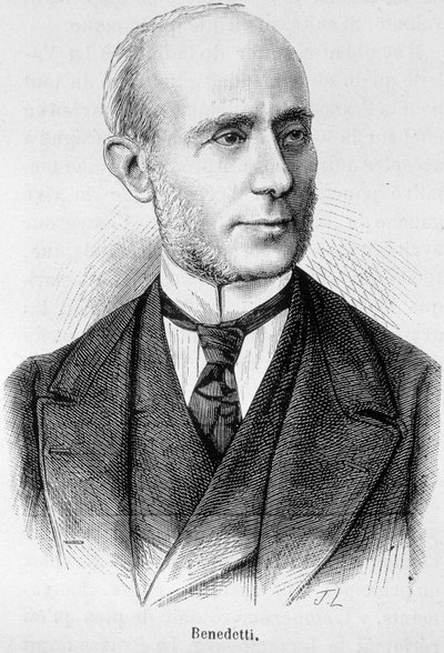 Porträt von Vincent Benedetti, französischer Diplomat (1817-1900) von Unknown artist