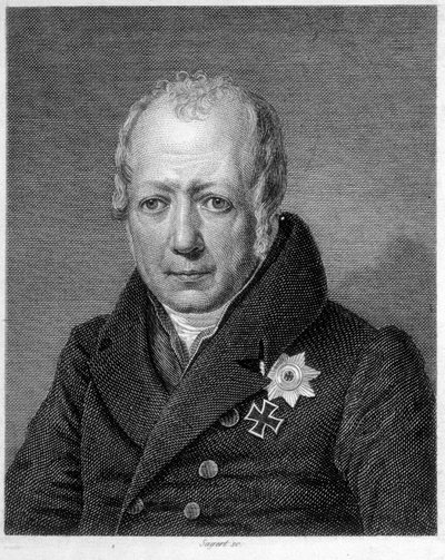 Porträt von Wilhelm von Humboldt (Guillaume de Humboldt) von Unknown artist