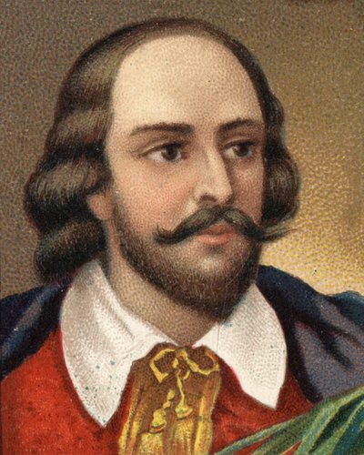 Porträt von William Shakespeare (1564-1616), englischer Schriftsteller. von Unknown artist