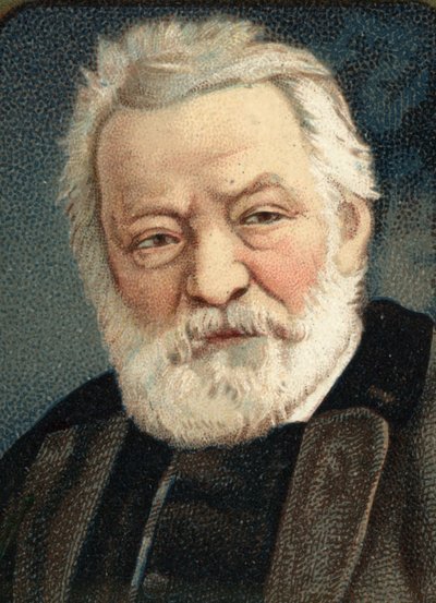 Porträt des französischen Schriftstellers Victor Hugo (1802-1885). von Unknown artist