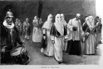 Prozession des Corpus Domini in Palermo von Unknown artist