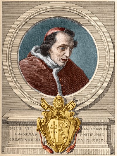 Darstellung von Papst Pius VII. (1800-1823) von Unknown artist
