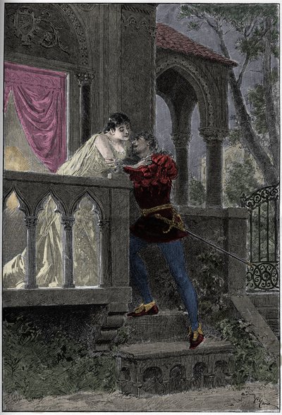 Aufführung der Oper „Romeo et Juliette“ von Hector Berlioz in der Pariser Oper von Unknown artist