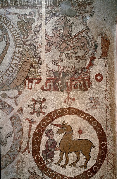 Darstellung der imaginären indischen Fauna, die die Heldentaten Alexanders des Großen symbolisiert von Unknown artist