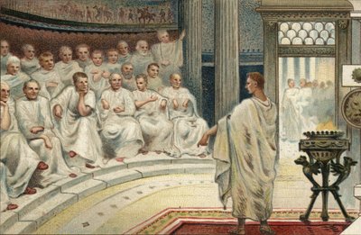 Römisches politisches System: Der Senat. von Unknown artist