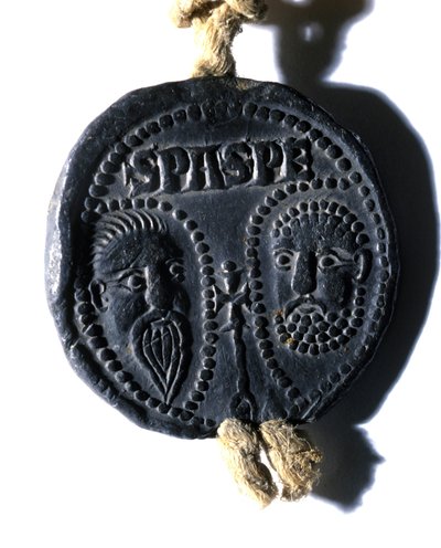 Siegel aus der Zeit von Papst Bonifatius VIII. (Benedetto Caetani genannt Bonifatius VIII.) von Unknown artist