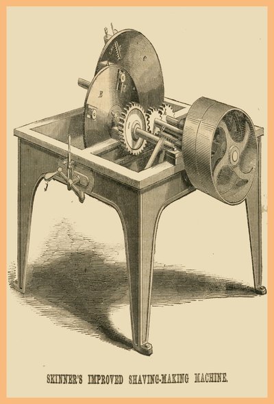 Skinners Verbesserte Rasiermaschinen-Herstellungsmaschine von Unknown Artist