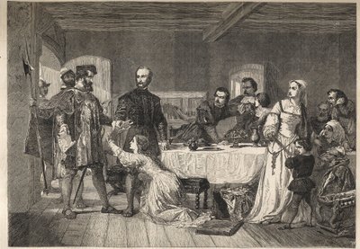 Die Verhaftung von John Brown aus Ashford, einem Lollarden und einem der ersten Märtyrer zu Beginn der Herrschaft von Heinrich VII. - 1517 von Unknown artist