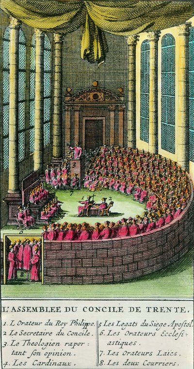 Das Konzil von Trient von Unknown artist