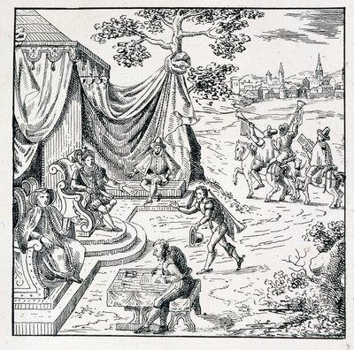 Der Prinz von Condé erhielt von Karl IX. (1550-1574) ein Edikt, das den Calvinisten erlaubte, ihre Religion im Königreich auszuüben (Frieden von Saint-Germain, unterzeichnet am 08.08.1570) - in 