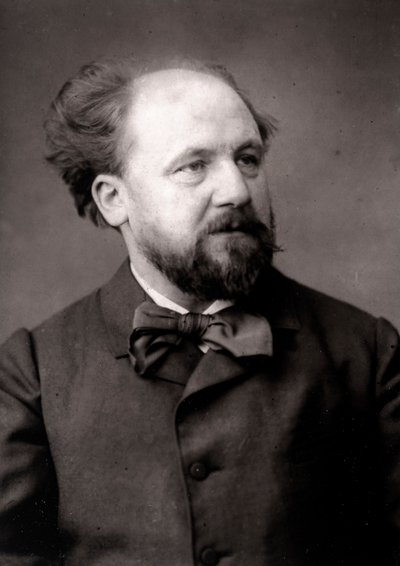 Der Künstler Jean-Joseph Weerts porträtiert anlässlich des Salons von Paris 1883 von Unknown