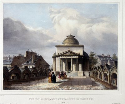 Die Sühnekapelle von Ludwig XVI. in Paris von Unknown artist